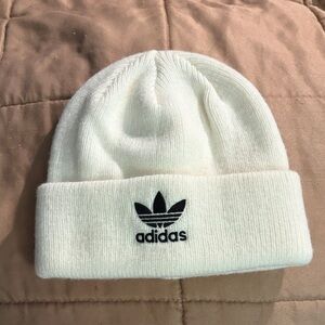 Adidas Classic White Knit Beanie